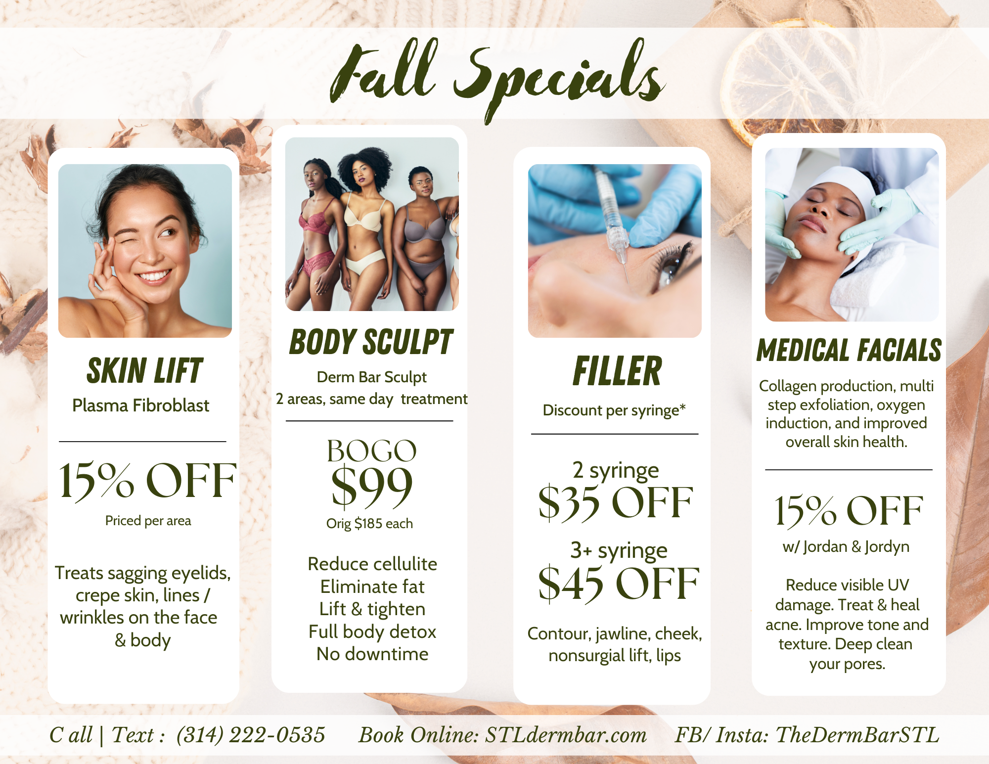 Specials | The Derm Bar STL